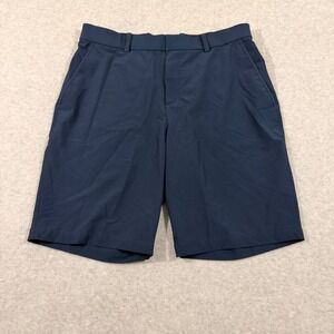 Nike Golf Shorts Mens 34 Navy Blue Excellent Dri-FIT Performance Athletic